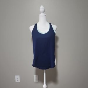 Fabletics Dark Blue Women's Tank Top
